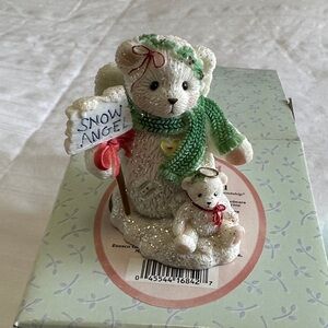 Cherished Teddies 2003 Festive Snowman Ornament Vintage Collectable